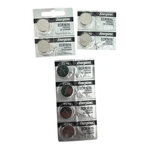 Energizer ECR1616 CR1616 3V Lithium‎ Coin Cell Battery Lot of 8